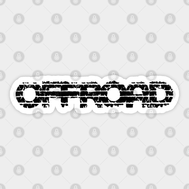 Offroad Tracks (BLACK) Sticker by OFFROAD-DESIGNS